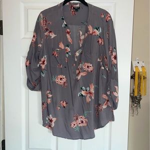 Harper blouse. Plus size. Torrid.